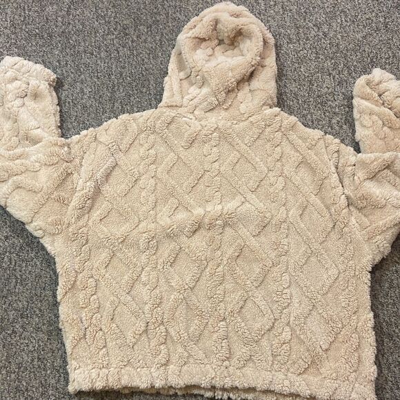 No Boundaries Cozy Tan Women's Jacket Sweater Size XL (16-18) - Picture 5 of 10